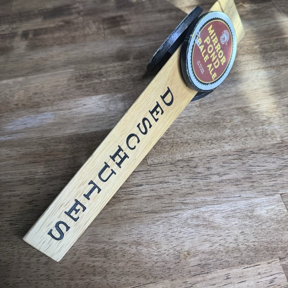 Deschutes Brewery Mirror Pond Pale Ale Wooden Draft Beer Tap Handle Bar Decor